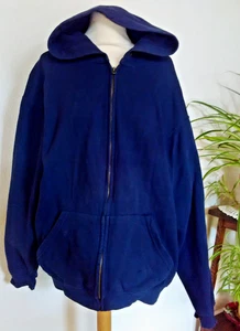 2 x Herren-Sweatjacke mit Kapuze Marke "Fruit of the Loom" Gr. L, blau - Bild 1 von 6