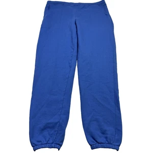 Lacoste IZOD Vintage Fleece Sweatpants Drawstring Cotton Polyester Blue Men's XL - Picture 1 of 11