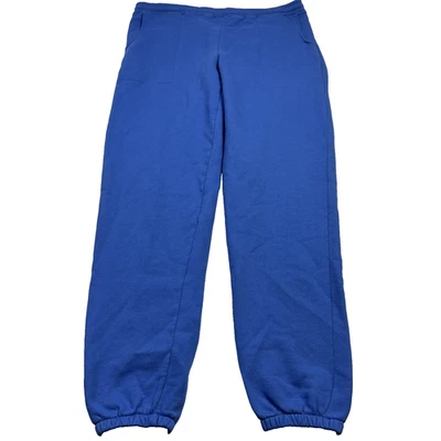 Lacoste IZOD Vintage Fleece Sweatpants Drawstring Cotton Polyester Blue Men's XL - Image 1 of 4