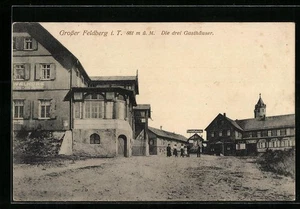 Ansichtskarte Großer Feldberg i. T., Die drei Gasthäuser 1926  - Picture 1 of 2