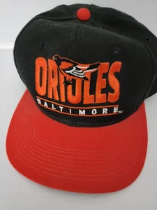 Vintage 90's Baltimore Orioles MLB Youngan Adjustable Snapback Cap Hat Wool - Bild 1 von 10