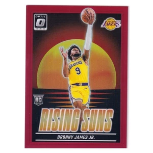 2024-25 Donruss Optic Basketball Bronny James Jr. Red Rising Suns/99 RC LAKERS - Picture 1 of 3