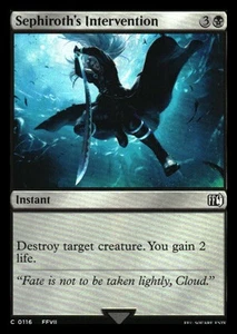 Sephiroth's Intervention FOIL Final Fantasy MTG NM+ - Foto 1 di 1