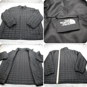 The North Face Jacket Men 5XL? Black Quilted Thermoball Eco Lightweight Full Zip - Picture 1 of 16