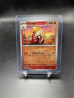 Crocalor Reverse Holo Pokemon TCG SV04 Paradox Rift Uncommon 024/182 NM - Image 1 of 2