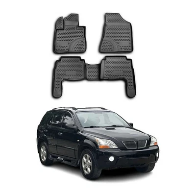 Tapetes forro OMAC para Kia Sorento 2011-2013 negro TPE para todo tipo de clima 4 piezas Foto 1 de 4