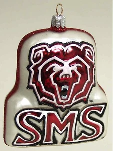 Slavic Treasures Glasscot Ornaments Southwest Missouri State - Boxed 4155994 - Picture 1 of 1