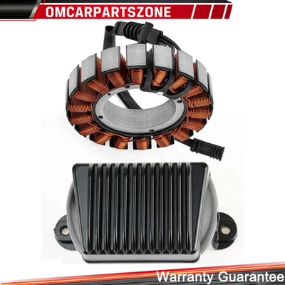 Estator + regulador rectificador para Harley Electra Glide 2006-2008 FLHT temperatura 50 amperios Foto 1 de 4