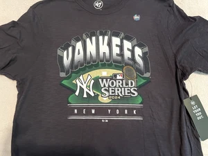 NY YANKEES SHIRT XL 47 BRAND WORLD SERIES NEW YORK MLB BASEBALL - Picture 1 of 6