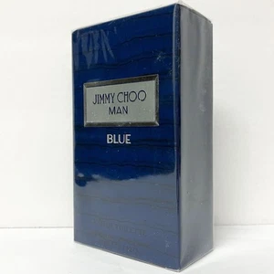 Jimmy Choo Man Blue Eau De Toilette Spray - 1.7 oz / 50mL NEW SEALED - Picture 1 of 2