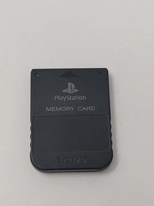 Sony Playstation 1 PS1 OEM ufficiale 15 blocchi scheda di memoria importazione SCPH-1020 nero - Foto 1 di 2
