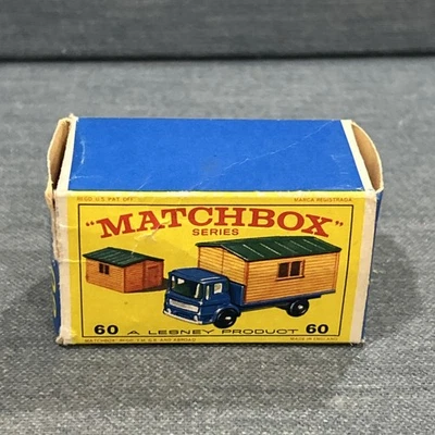 Caja de cerillas vintage n.º Camión de oficina 60 con caja original, bonito Foto 1 de 4