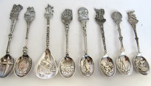 Vintage Christmas Spoon Collection Made In Holland Set Of 8 - Picture 1 of 9