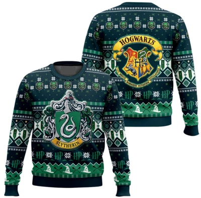 Suéter Feo Navidad Harry Potter Slytherin Foto 1 de 2