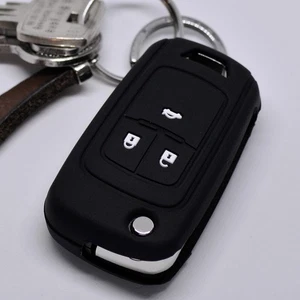 Klapp Schlüssel Hülle Schwarz für Opel Insignia Zafira Meriva ab 2008 Car Key - Picture 1 of 3