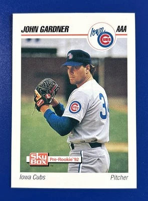 1992 SkyBox Baseball AAA John Gardner Iowa Cubs #101 - Image 1 of 2