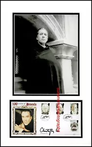 Christopher Lee Drácula Vampiro FDC Autógrafo Firmado UACC RD 96 - Imagen 1 de 1