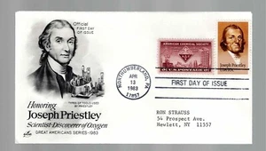 US Scott #2038, First Day Cover 4/13/83 Northumberland COMBO Priestly - Picture 1 of 1