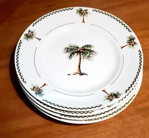 4 Gibson Designs Bahama Dinner Plates - Picture 1 of 6