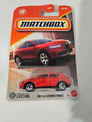 Caja de cerillas 2023 Alfa Romeo Tonale #49/125 rojo T45A estuche D 2025 Foto 1 de 4