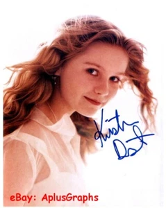 KIRSTEN DUNST... Encantadora Actriz Infantil - FIRMADA - Imagen 1 de 1