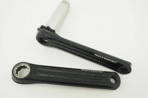 Rotor 3D+ 175mm Road Bike Crank Arms 30mm Spindle - Missing Crank Bolt - Picture 1 of 3