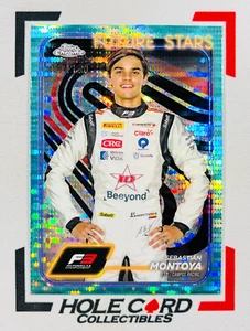 SEBASTIAN MONTOYA 2024 Topps Chrome Formula 1 F1 F3 #53 Aqua Sonar 107/150 - Picture 1 of 2