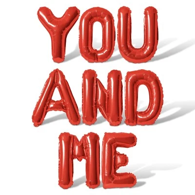 Banner globo carta TÚ Y YO - Decoraciones de propuesta de compromiso hágalo usted mismo Foto 1 de 4