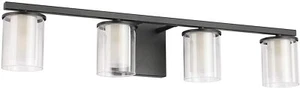 4-Light Bathroom Vanity Light Fixtures,Farmhouse Sconces Wall Mount - 25.79 inch - Picture 1 of 9