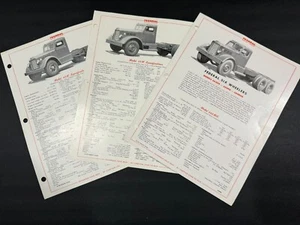 1947-48 Camion Federale Modello 45M, 65M e Sei Ruote Schede Specifiche...3 Articoli - Foto 1 di 8