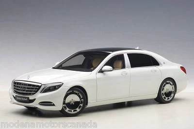 2015 MERCEDES MAYBACH S-KLASSE S600 (SWB) WHITE 1:18 by AUTOart 76291 COMPOSITE  - Image 1 of 4