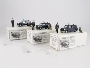 Crossway models GB Lotto 3 Autin Mini Metropolitan Polizia 1/43 Bianco / Nuovo - Foto 1 di 10