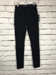Neu mit Etikett Hudson Barbara Damenjeans hoher Bund super skinny schwarz - Bild 1 von 6
