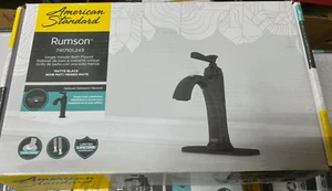 Grifo de baño Rumson American Standard monomando negro mate monobloque - Imagen 1 de 5