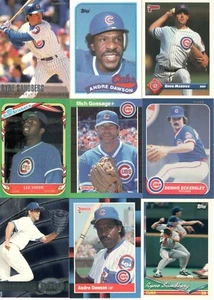 Lote de 46 tarjetas del Salón de la Fama de los Cachorros, Sandberg, Dawson, Maddux, Smith, más, sin engaños - Imagen 1 de 6