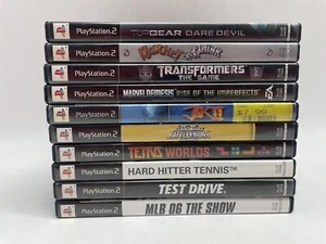 PlayStation 2 Game Lot (Jak, Ratchet & Clank, Marvel Nemesis, Top Gear, Tetris) - Picture 1 of 22