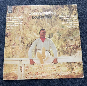 Johnny Mathis Love Is Blue Vinyl LP CS 9637 - Picture 1 of 3