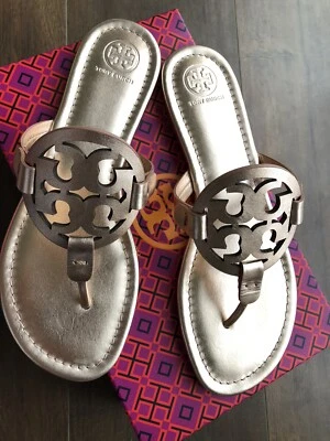 Nuevas sandalias de cuero Tory Burch Miller talla 8,5 Foto 1 de 4