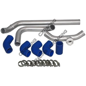 CXRacing 1.5" Aluminum Radiator Hard Pipe Kit For LS1 Subaru BRZ Scion FRS LSx - Picture 1 of 11