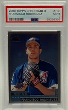2000 Topps Chrome Traded Francisco Rodriguez Rookie card PSA 9 MINT