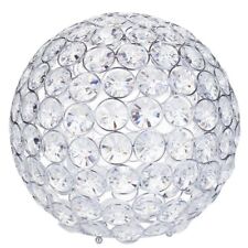 Litecraft Table Lamp Crystal Effect Ball G9 Base - Polished Chrome Clearance    