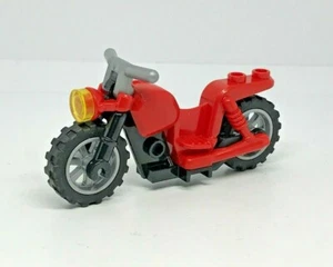 LEGO City Police : Moto Chopper - Réf 65521c01 rouge - Set 60271 60243 - Imagen 1 de 1