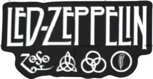 Led Zeppelin Sticker Decal 5.75”x3” Rock Music - Picture 1 of 1