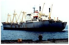 General Cargo Ship Fesco Transportation Line Russian Vintage Photograph 4x6"