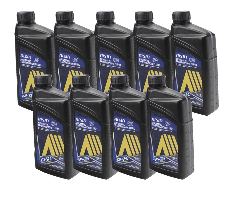 Juego de 9 fluidos de transmisión automática Aisin ATFSP4 para Hyundai Accent Elantra Kia Forte Foto 1 de 1