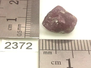 Pakistan Roh Rubin 1,38g Korund blickdicht unbehandelt Mineralien Lithotherapie - Bild 1 von 3