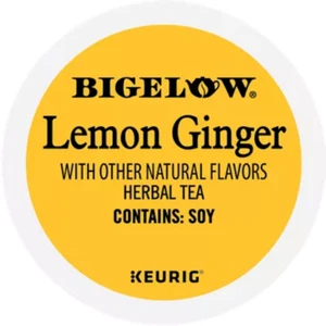 TAZAS DE TÉ DE JENGIBRE LIMÓN BIGELOW 22CT - Imagen 1 de 1