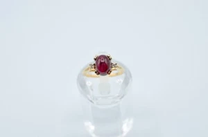 14k Gold, Diamond And Pink Tourmaline Ring. - Picture 1 of 8