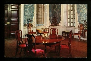 Interiors postcard Williamsburg Virginia VA Governor's Palace Supper Room - Picture 1 of 2