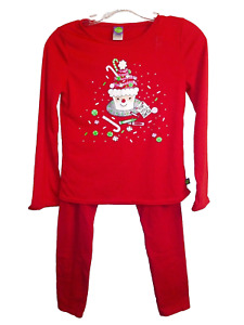 Dollie & Me Girls Red Holiday Top Sz 12 & Jumping Beans Red Leggings Sz 10 NWOT